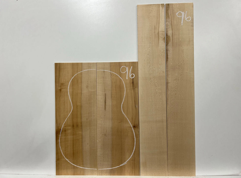 Hard Maple Classical Guitar Back and Side Sets #96 - Exotic Wood Zone - Buy online Across USA 