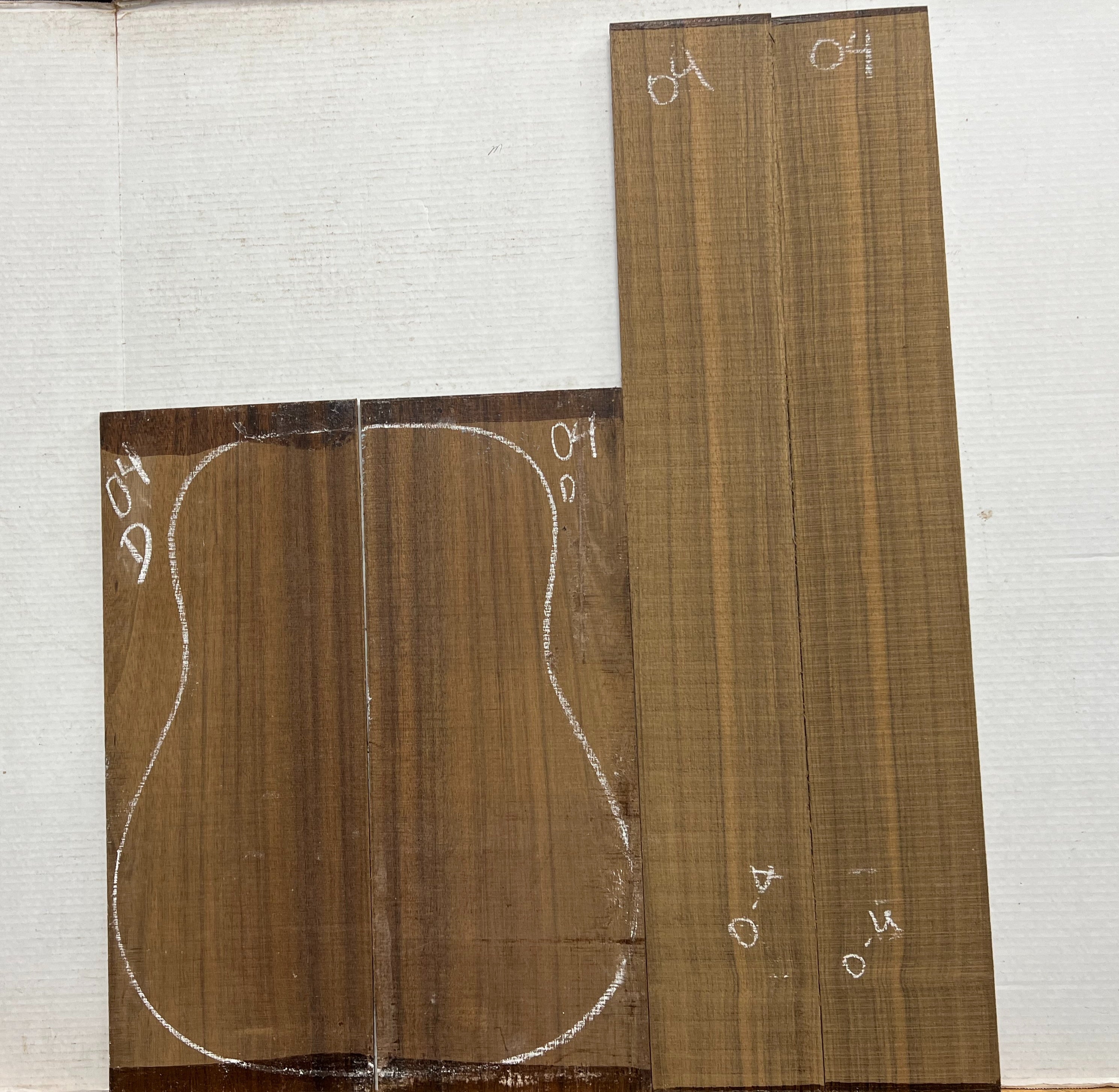 Lot Of 5 , Laurel Guitar Dreadnought Back and Side Sets - Exotic Wood Zone - Buy online Across USA 