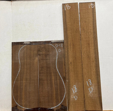 Indian Laurel Dreadnought Guitar Back and Side Set #18 - Exotic Wood Zone - Buy online Across USA 