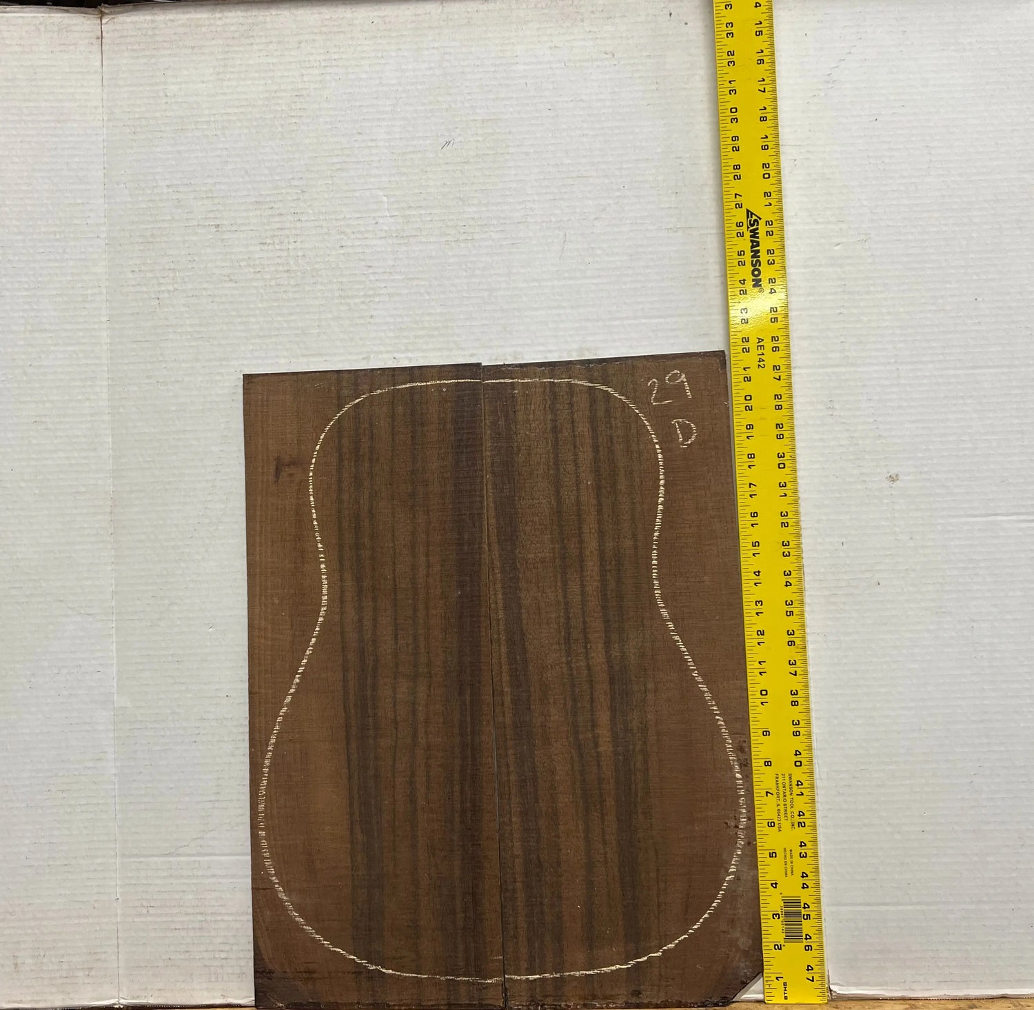 Indian Laurel Dreadnought Guitar Back and Side Set 