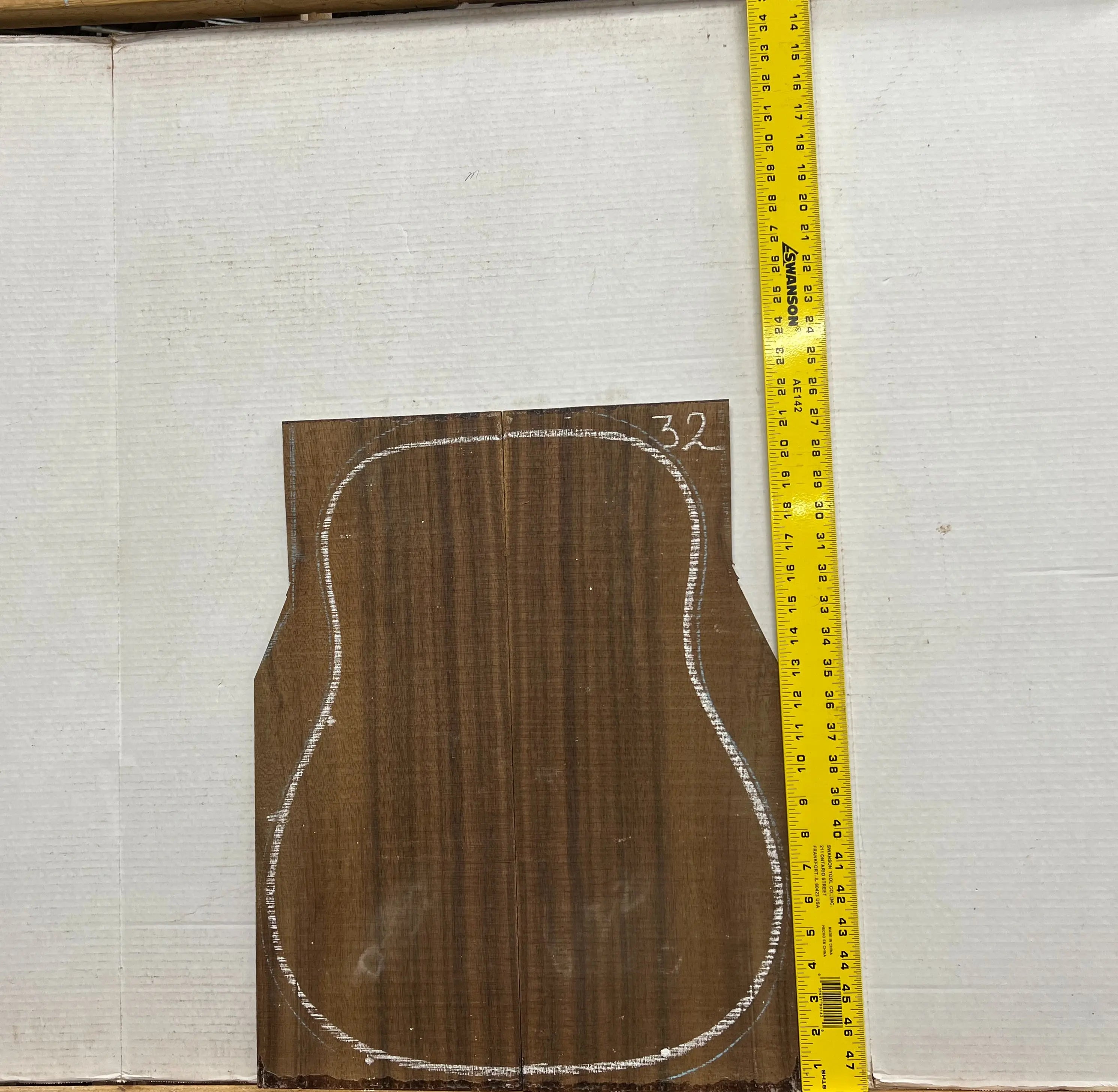 Indian Laurel Dreadnought Guitar Back and Side Set #32 - Exotic Wood Zone - Buy online Across USA 