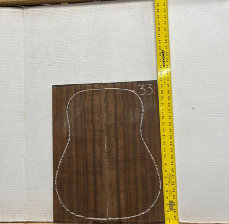 Indian Laurel Dreadnought Guitar Back and Side Set #33 - Exotic Wood Zone - Buy online Across USA 