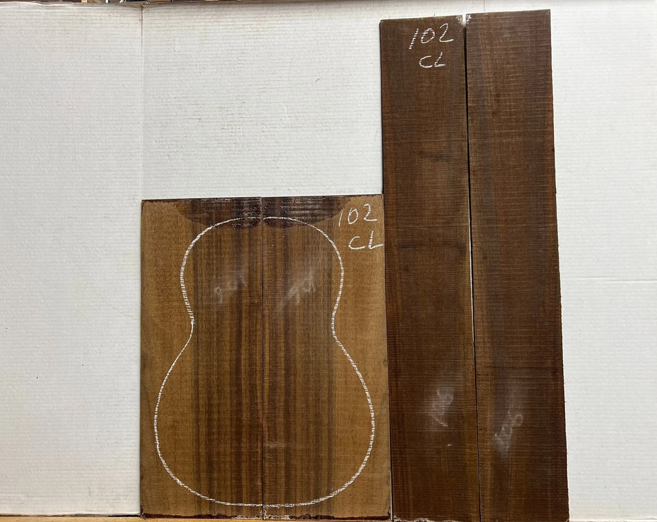 Indian Laurel Classical Guitar Back and Side Set #102 - Exotic Wood Zone - Buy online Across USA 