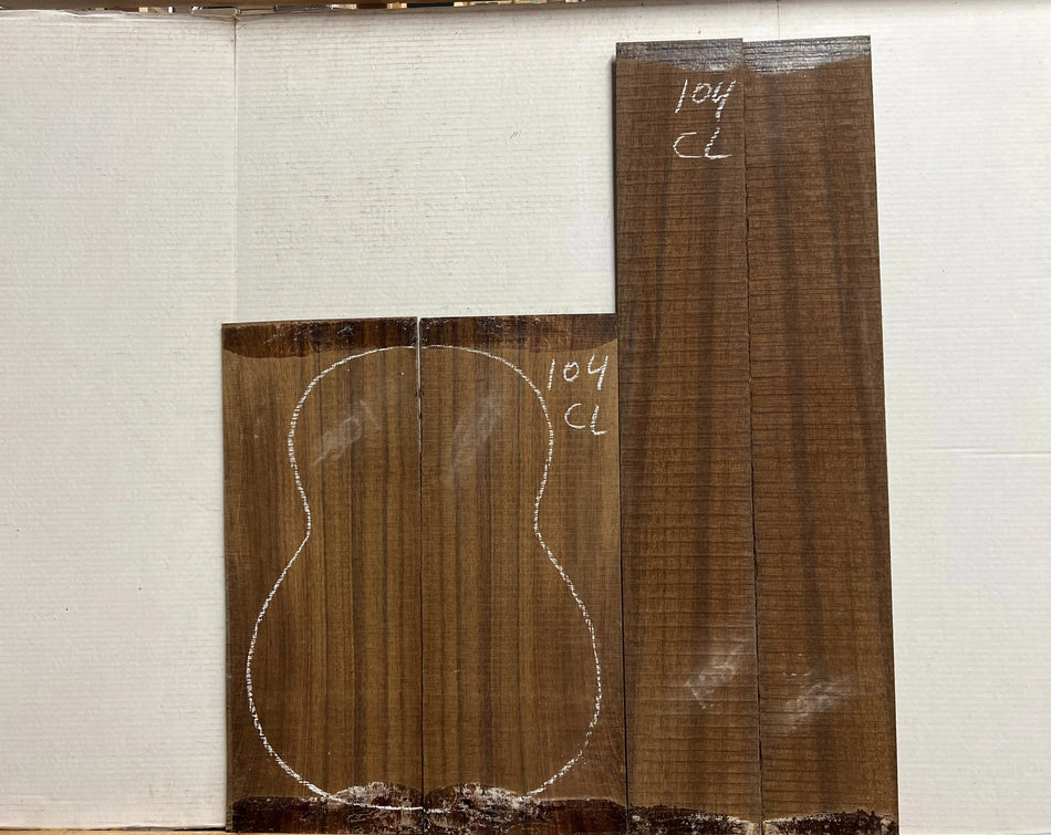 Indian Laurel Classical Guitar Back and Side Set #104 - Exotic Wood Zone - Buy online Across USA 