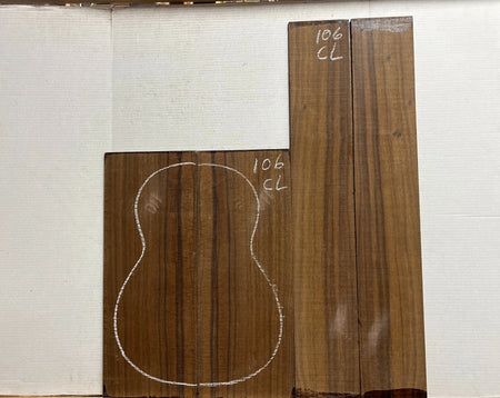 Indian Laurel Classical Guitar Back and Side Set #106 - Exotic Wood Zone - Buy online Across USA 