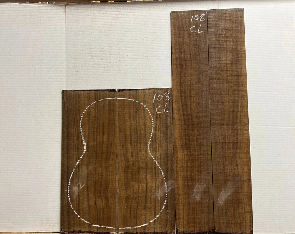 Indian Laurel Classical Guitar Back and Side Set #108 - Exotic Wood Zone - Buy online Across USA 