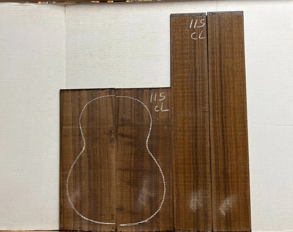 Indian Laurel Classical Guitar Back and Side Set #115 - Exotic Wood Zone - Buy online Across USA 