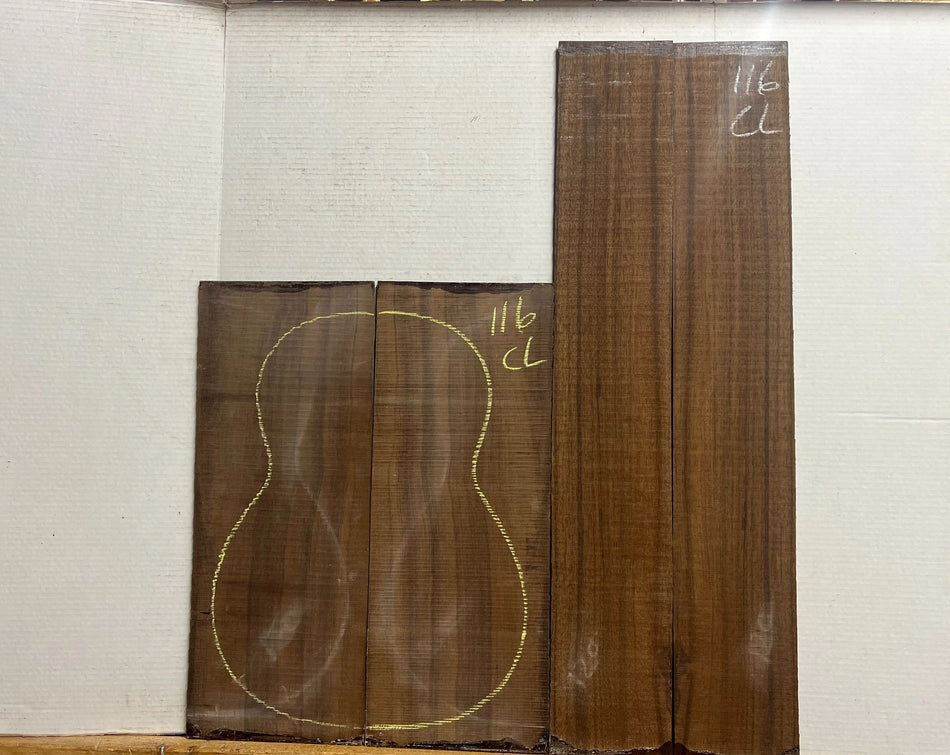 Indian Laurel Classical Guitar Back and Side Set #116 - Exotic Wood Zone - Buy online Across USA 