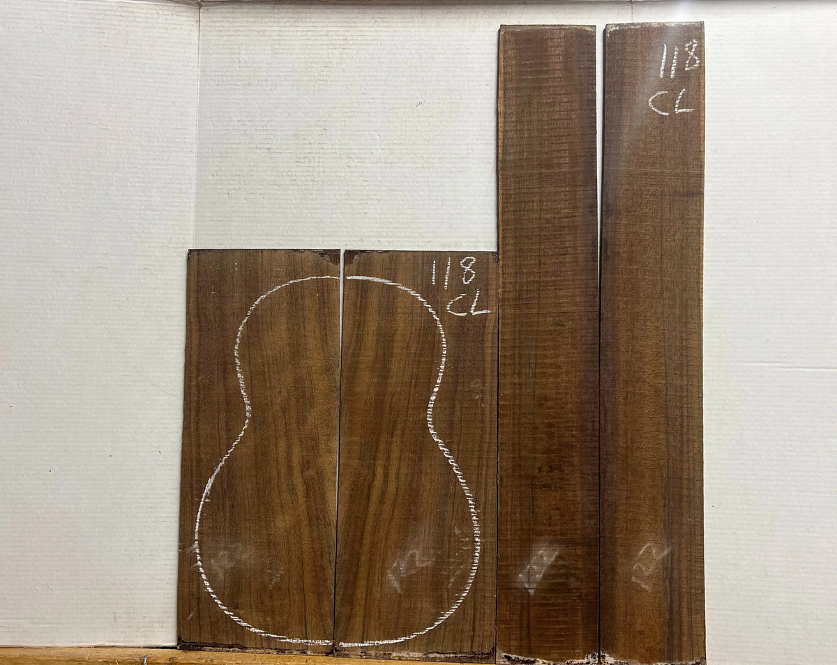 Indian Laurel Classical Guitar Back and Side Set #118 - Exotic Wood Zone - Buy online Across USA 