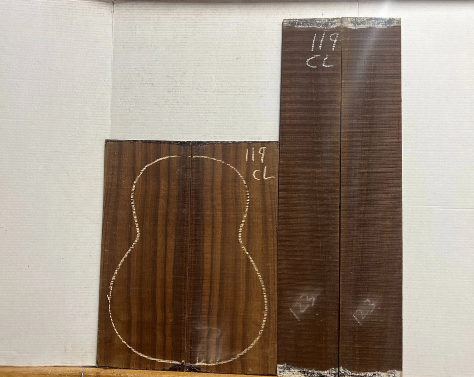 Indian Laurel Classical Guitar Back and Side Set #119 - Exotic Wood Zone - Buy online Across USA 