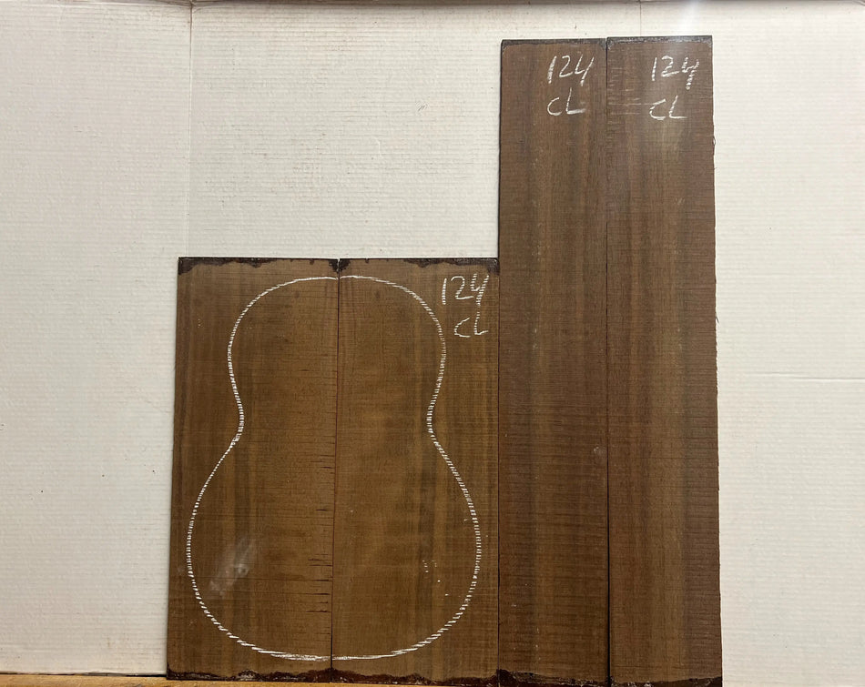 Indian Laurel Classical Guitar Back and Side Set #124 - Exotic Wood Zone - Buy online Across USA 