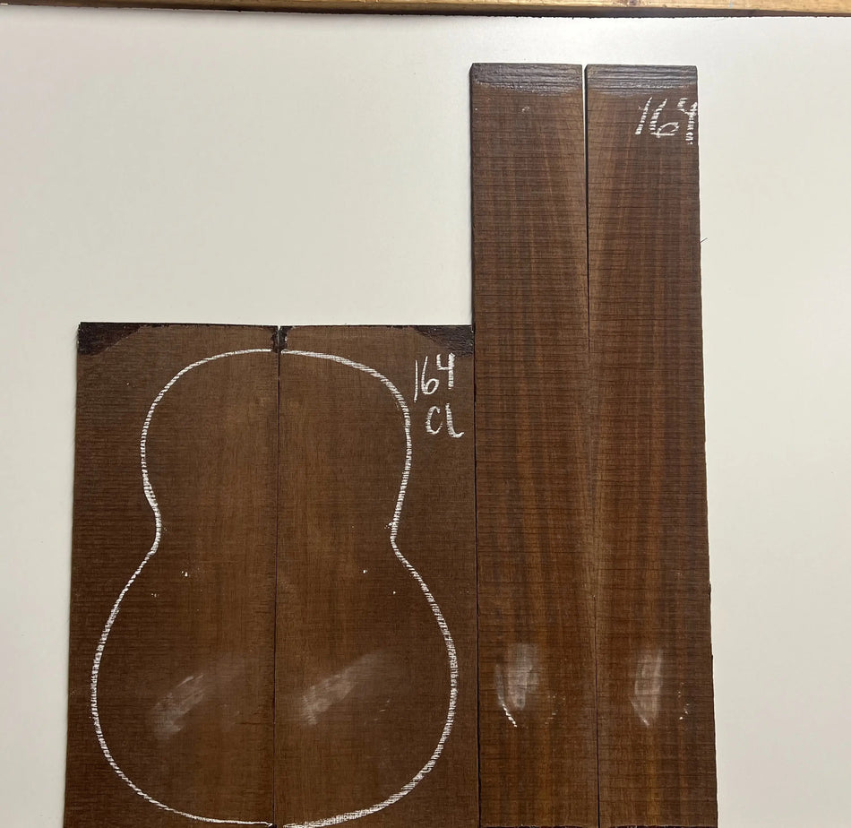 Indian Laurel Classical Guitar Back and Side Set #164 - Exotic Wood Zone - Buy online Across USA 