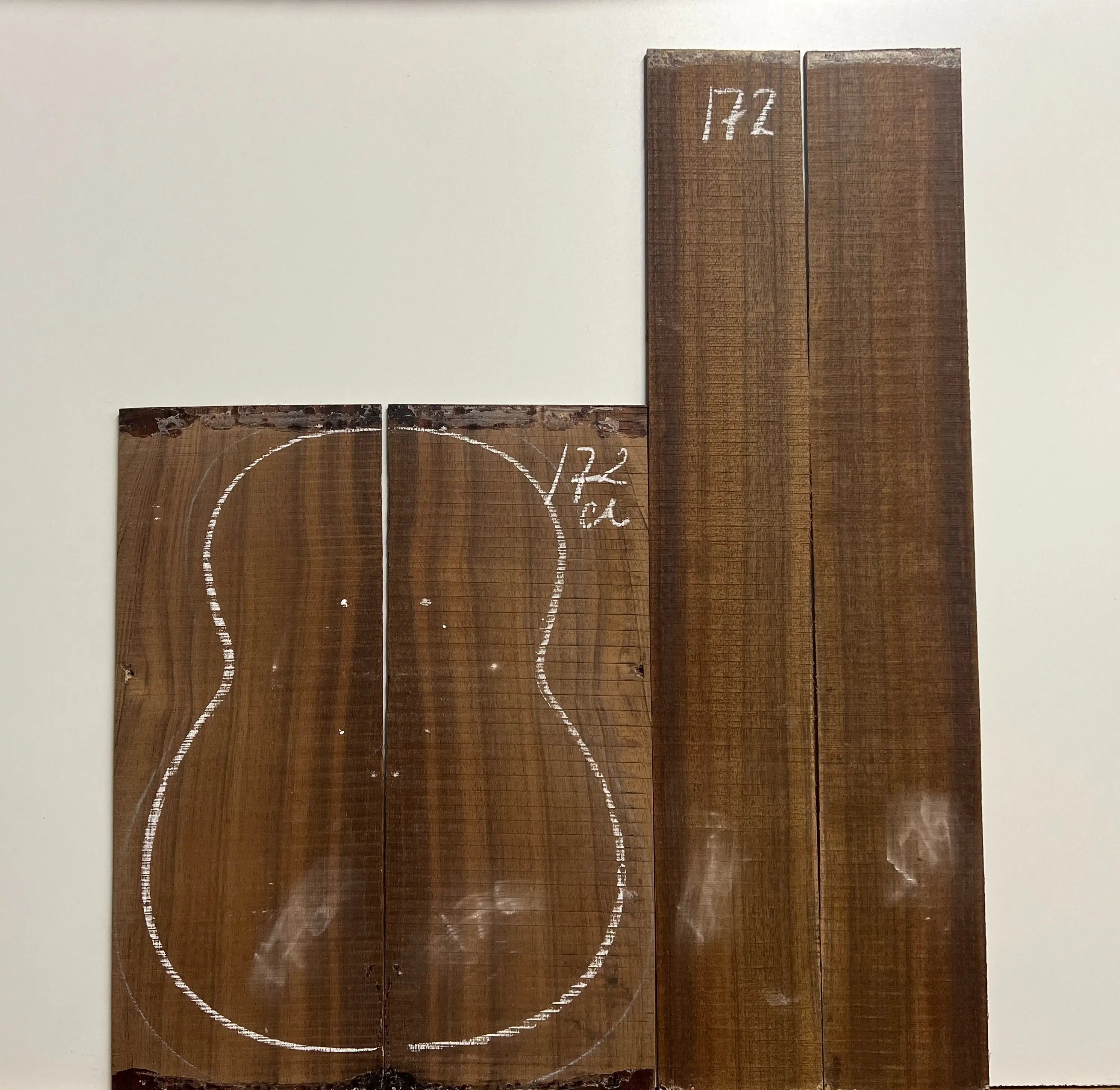 Indian Laurel Classical Guitar Back and Side Set #172 - Exotic Wood Zone - Buy online Across USA 