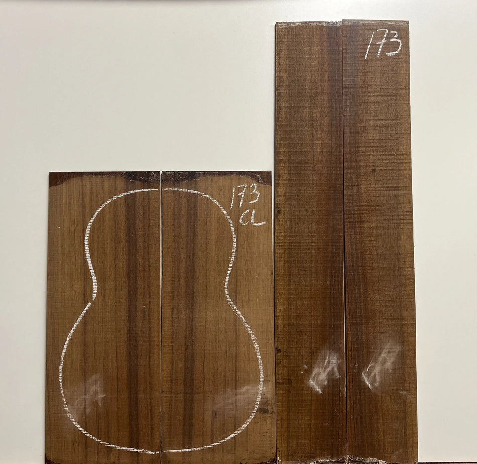 Indian Laurel Classical Guitar Back and Side Set #173 - Exotic Wood Zone - Buy online Across USA 