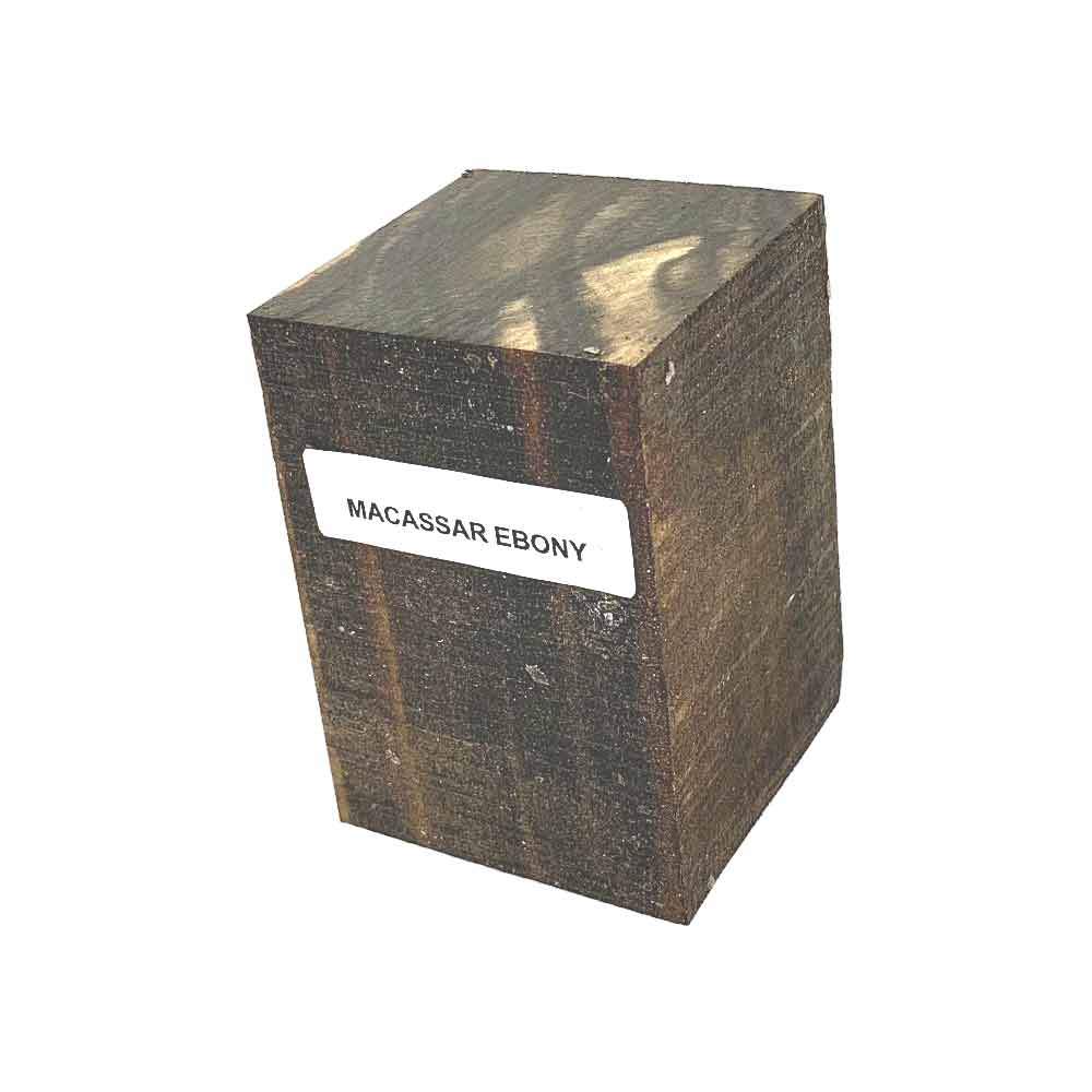 Macassar Ebony Bottle Stopper Blanks - Exotic Wood Zone 