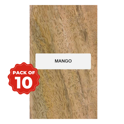 Combo Pack 10, Mango Turning Blanks 18” x 2” x 2” - Exotic Wood Zone - Buy online Across USA 