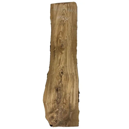 Beautiful Olivewood Live Edge Slab - 55-1/4" x 12-1/2" x 1-3/8", #44 - Exotic Wood Zone - Buy online Across USA 