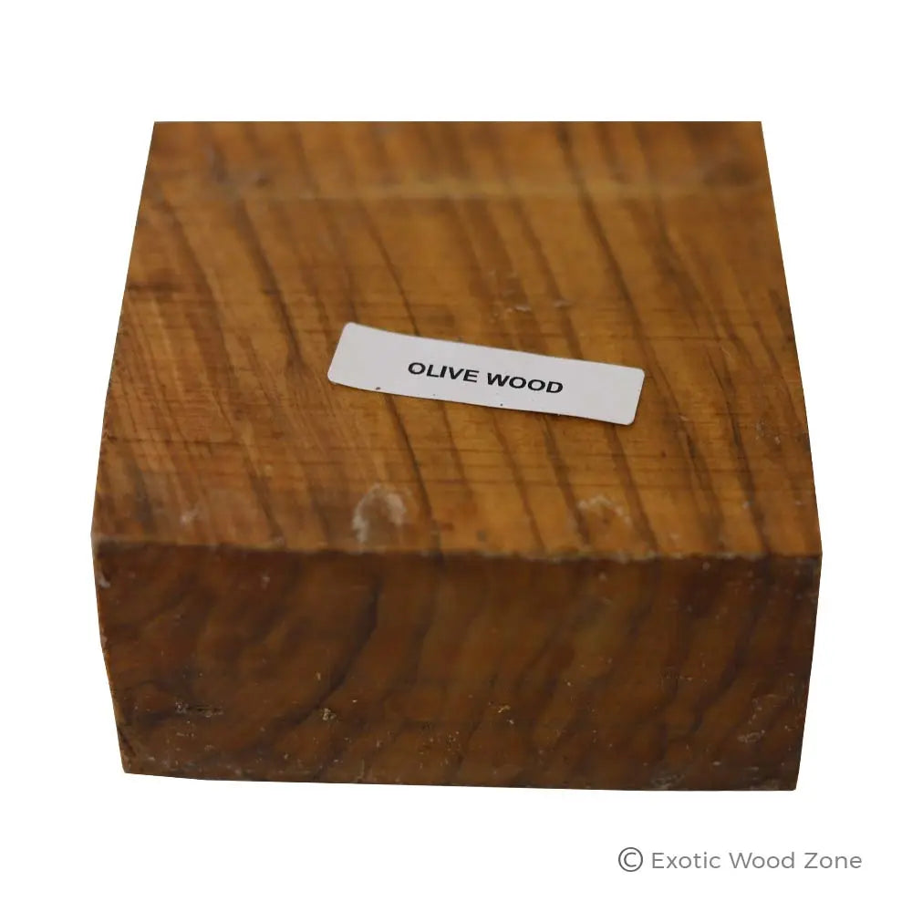 Olivewood Bowl Blank 8" x 8" x 3" - Exotic Wood Zone - Buy online Across USA 