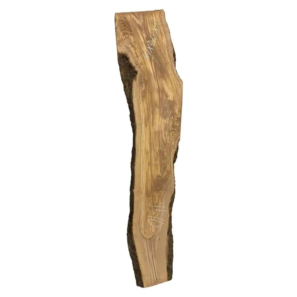 Beautiful Olivewood Live Edge Slab - 79-1/4" x 14" x 1-7/8", #10 - Exotic Wood Zone - Buy online Across USA 