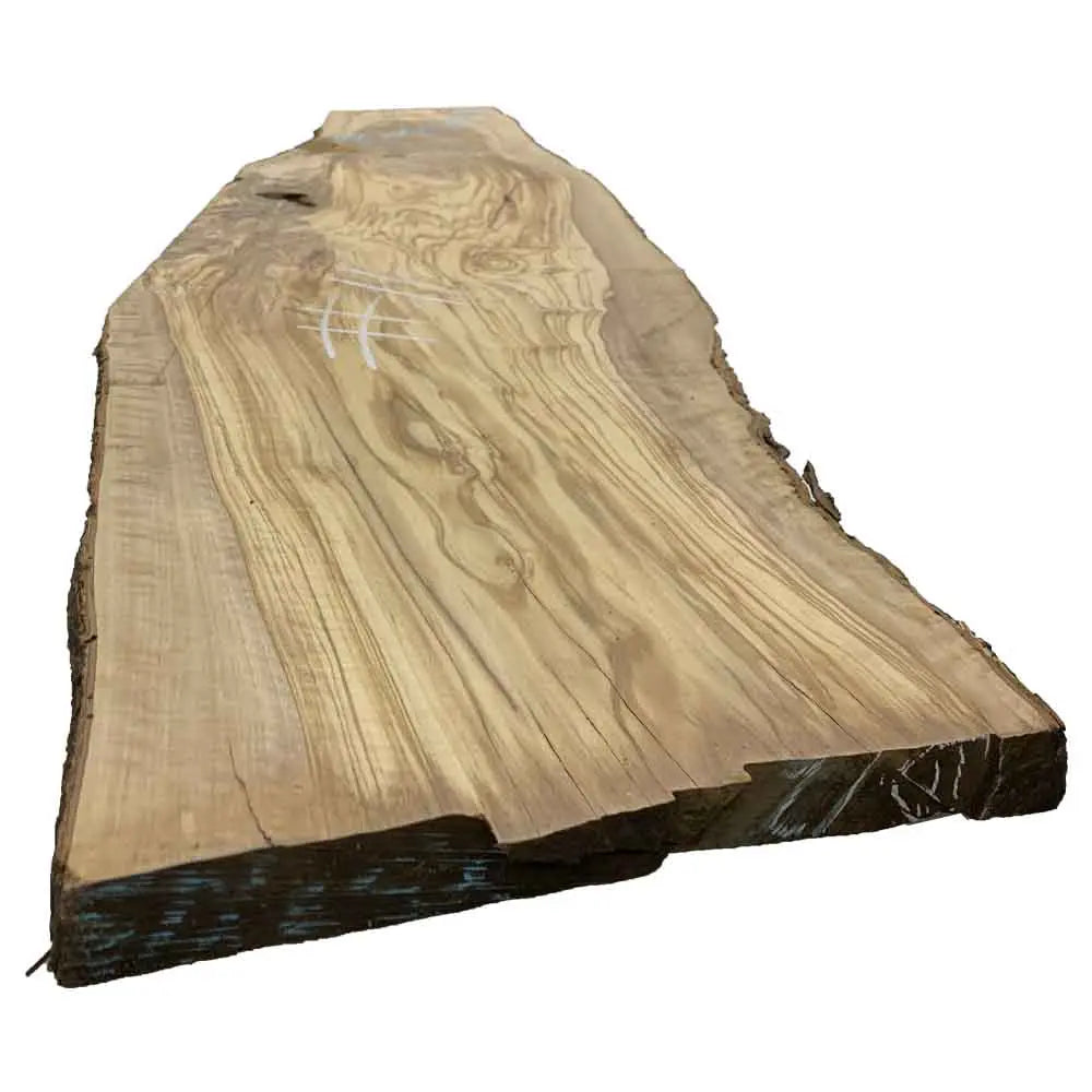 Beautiful Olivewood Live Edge Slab - 57" x 12" x 1-3/8", #11 - Exotic Wood Zone - Buy online Across USA 