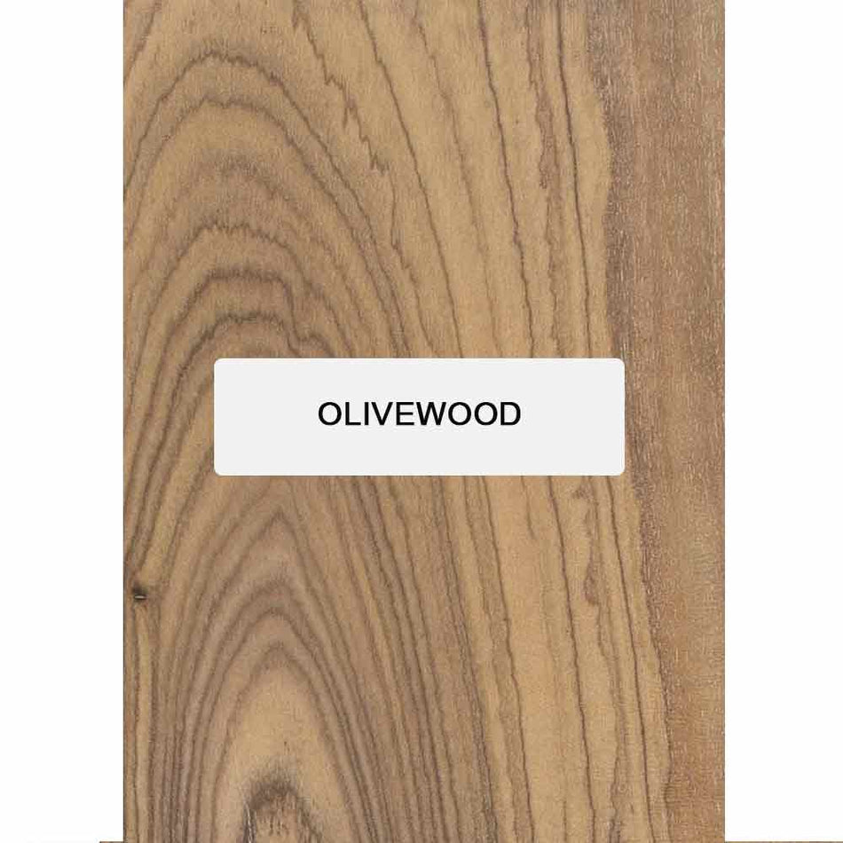 Olivewood Wood Knife Blanks/Knife Scales Bookmatched 5"x1-1/2"x3/8" - Exotic Wood Zone - Buy online Across USA 