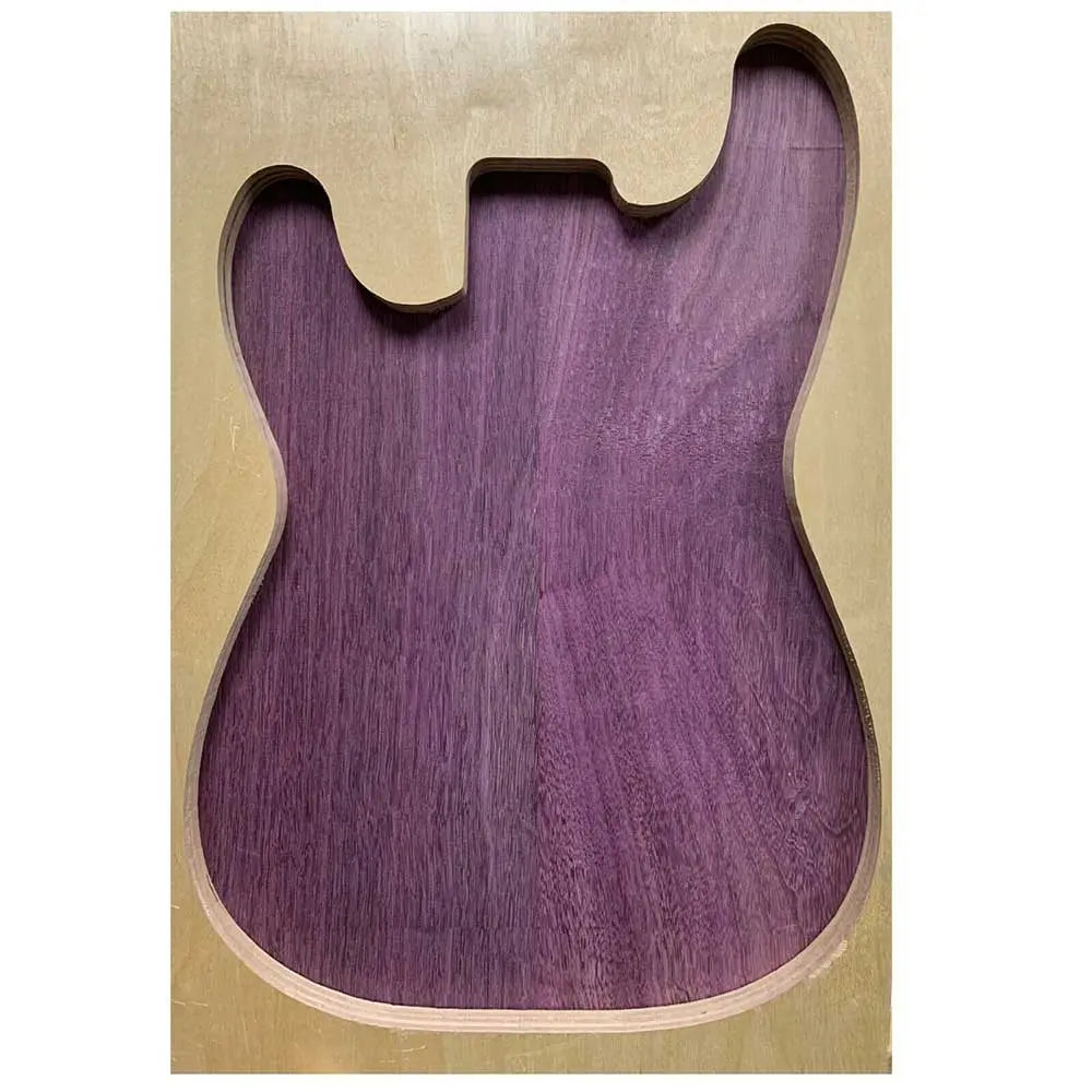 Purpleheart Guitar Body Blanks- 3 Pieces Glued, 21