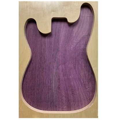 Purpleheart Explorer Guitar Body Blanks- 2 Pieces Glued, 28&quot; x 18&quot; x 2&quot; - Exotic Wood Zone 