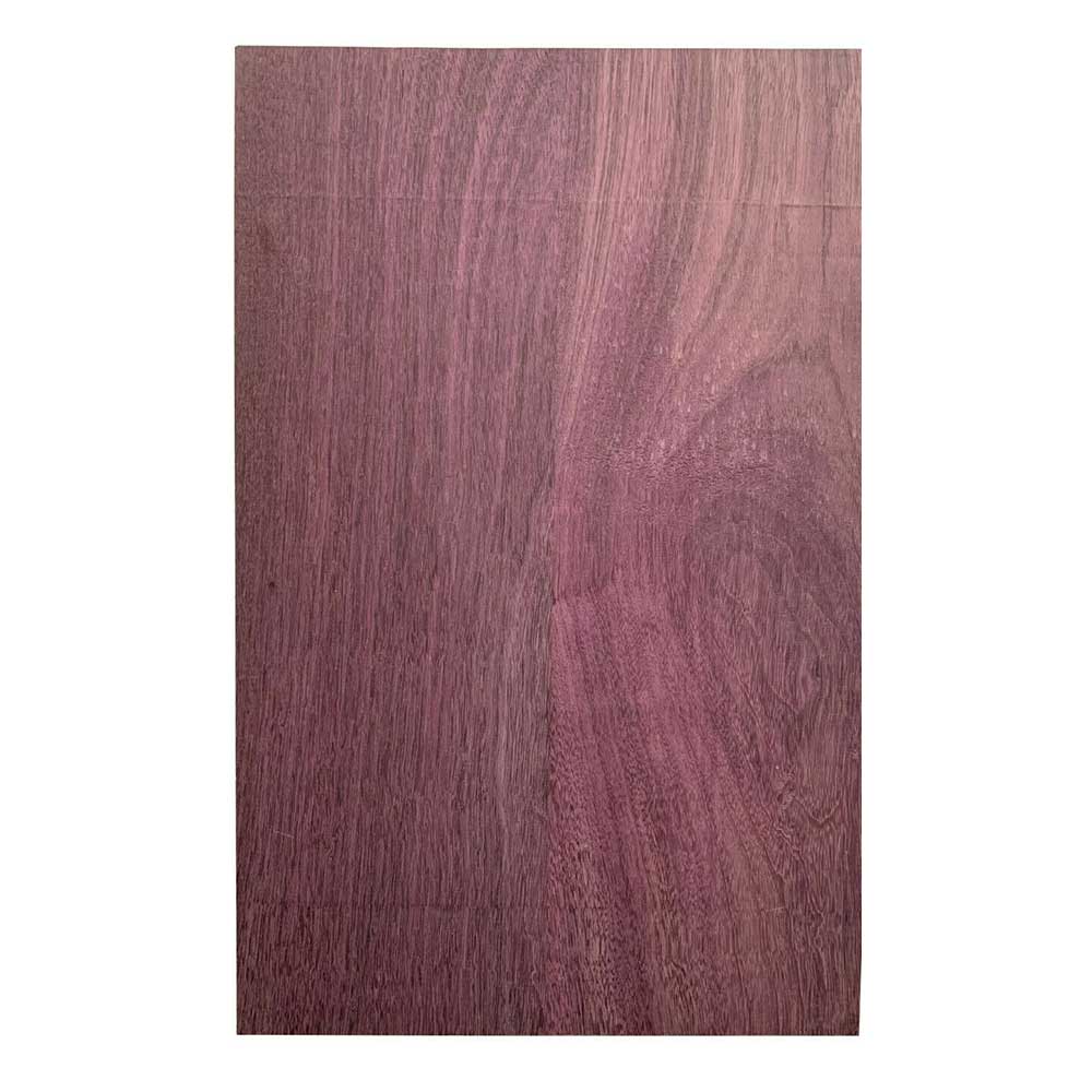 Purpleheart Guitar Body Blanks- 2 Pieces Glued, 21&quot; x 14&quot; x 2&quot; - Exotic Wood Zone 
