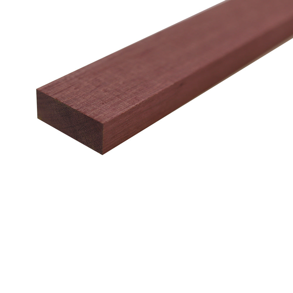 Purpleheart Lumber Board - 3/4&quot; x 2&quot; (4 Pieces) - Exotic Wood Zone 