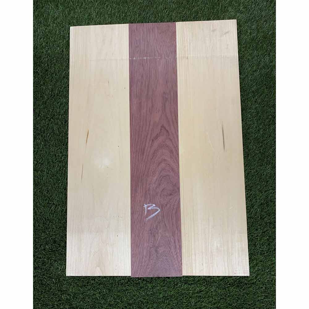 Purpleheart & Basswood Guitar Body Blanks- 3 Glued Piece - Exotic Wood Zone 