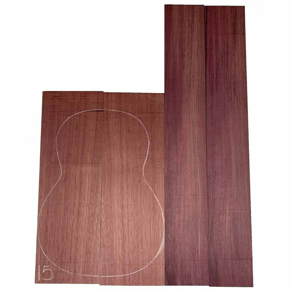 Purple Heart Classical Guitar Back &amp; Side Sets - Exotic Wood Zone - Buy online Across USA 