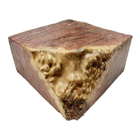 Red Coolibah Burl Bowl 6" x 6" x 3" - 2 lbs  #208 - Exotic Wood Zone - Buy online Across USA 