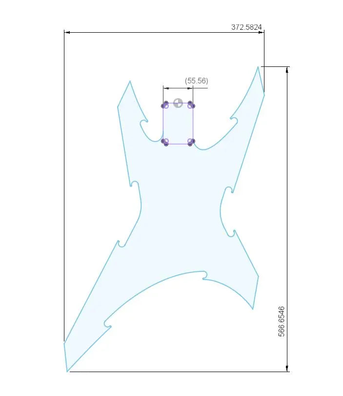 Pre-Cut Guitar Bodies- #Model S-EC - Exotic Wood Zone - Buy online Across USA 