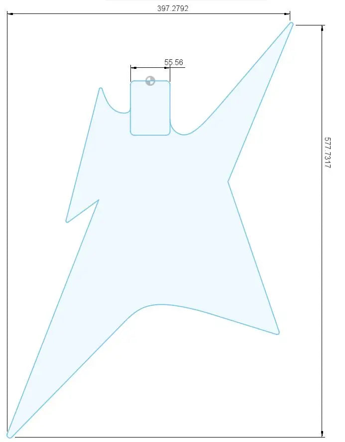 Pre-Cut Guitar Bodies- #Model S-IC - Exotic Wood Zone - Buy online Across USA 