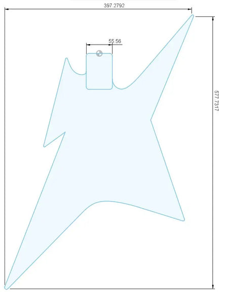 Pre-Cut Guitar Bodies- #Model S-IC - Exotic Wood Zone - Buy online Across USA 