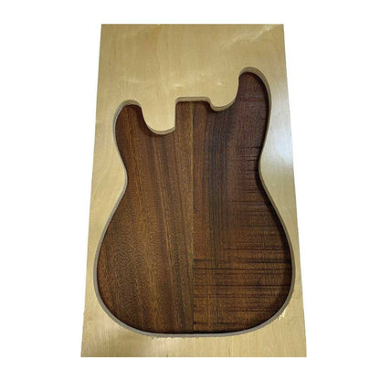 Premium Sapele Guitar Body Blanks - 2 Piece Glued, 21&quot;x14&quot;x2&quot; - Exotic Wood Zone 