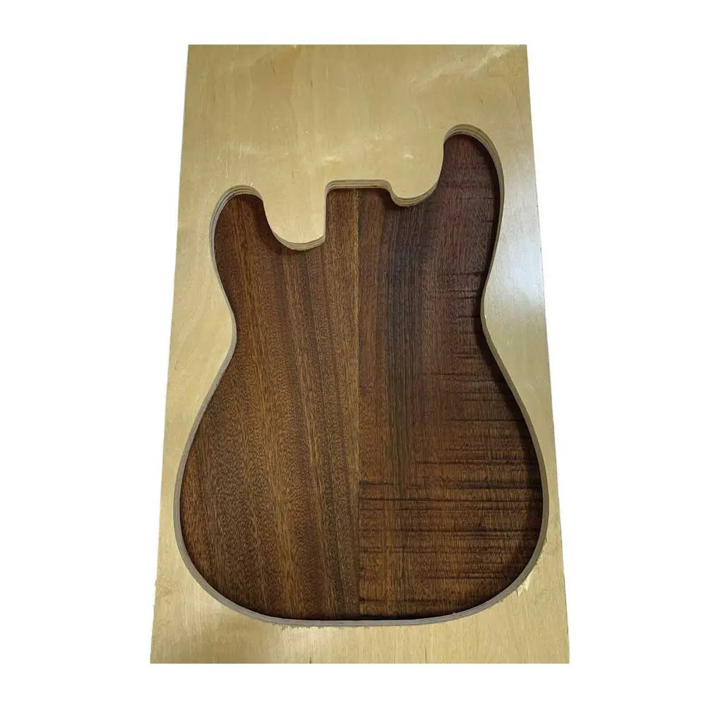 Premium Sapele Guitar Body Blanks - 2 Piece Glued, 21"x14"x2" - Exotic Wood Zone 