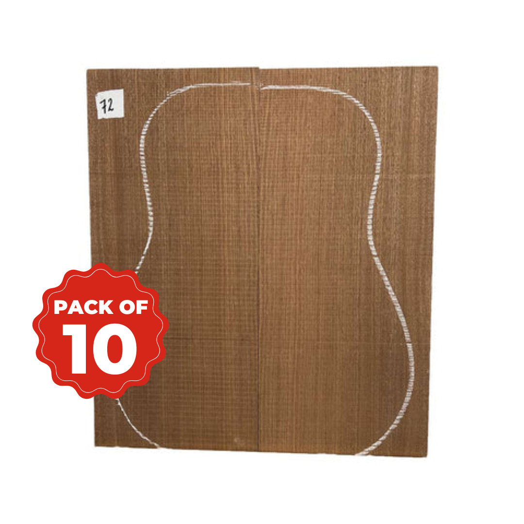 Lot of 10 , Sapele/Sapeli Guitar Classical Back Sets - Exotic Wood Zone - Buy online Across USA 