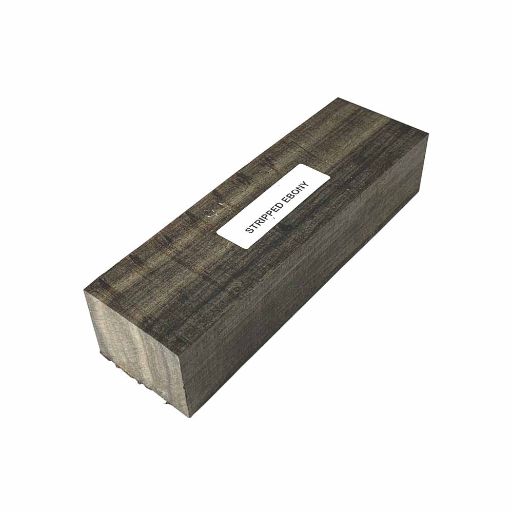 Striped Ebony Wood Knife Blanks/Knife Scales 5&quot;x1-1/2&quot;x1&quot; - Exotic Wood Zone - Buy online Across USA 