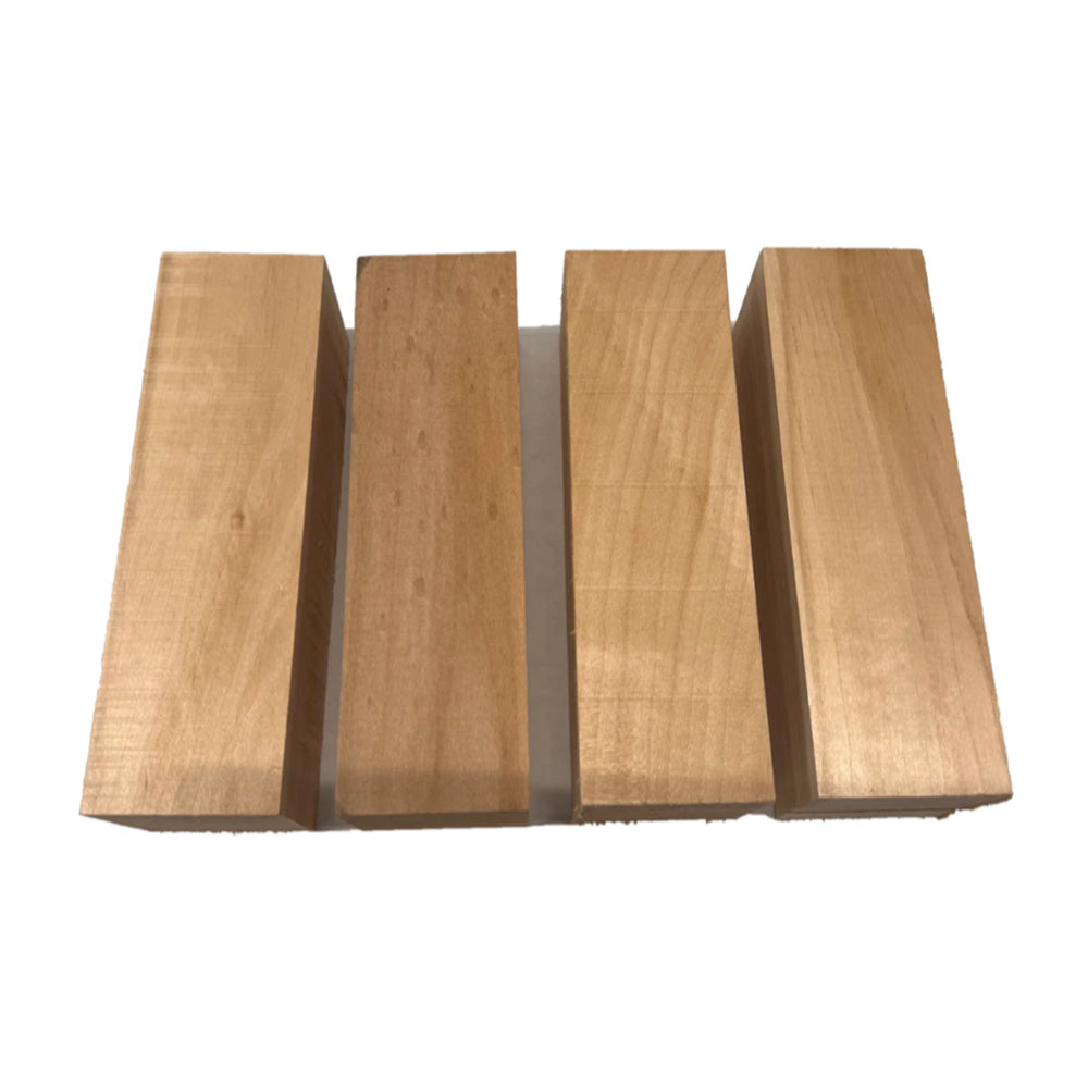 Set of 4, Basswood Carving Wood Blocks/Turning Blanks Kit 8&quot; x 2-3/8&quot; x 2.5&quot; - Exotic Wood Zone - Buy online Across USA 