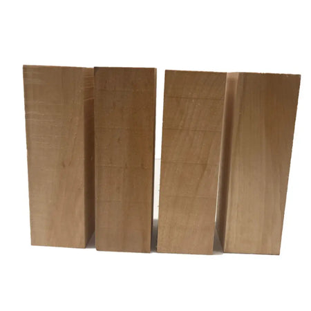 Set of 4, Basswood Carving Wood Blocks/Turning Blanks Kit 8" x 2-3/8" x 2.5" - Exotic Wood Zone - Buy online Across USA 