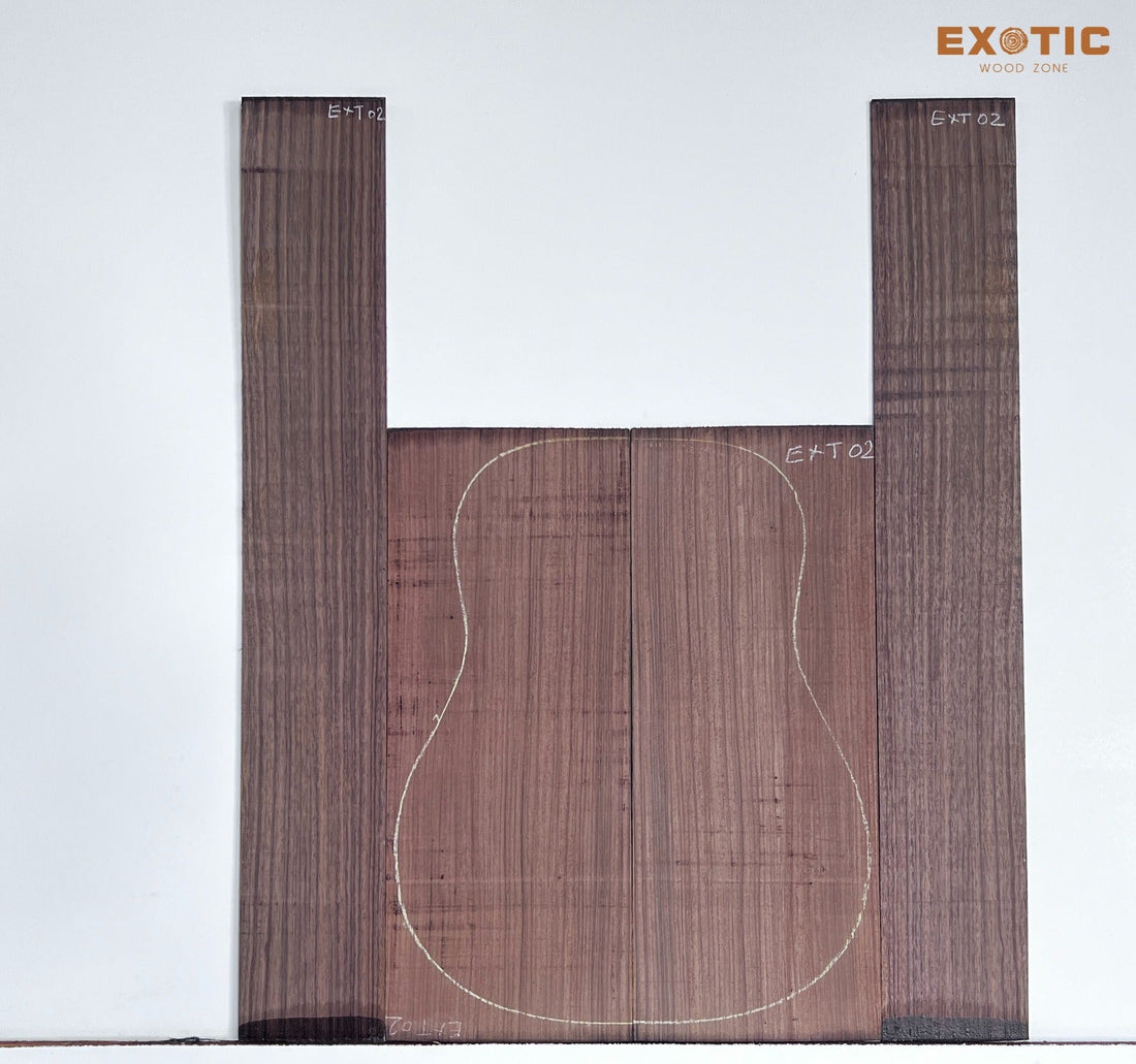 East Indian Rosewood Classical AAA Grade Guitar Back &amp; Side Set - Exotic Wood Zone - Buy online Across USA