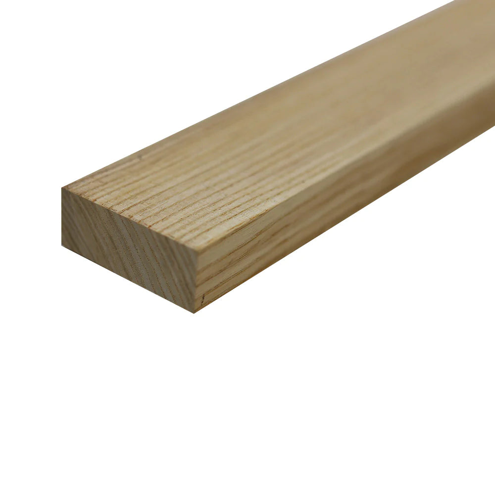 Combo Pack 5,  White Ash Lumber board - 3/4” x 2” x 16” - Exotic Wood Zone - Buy online Across USA 