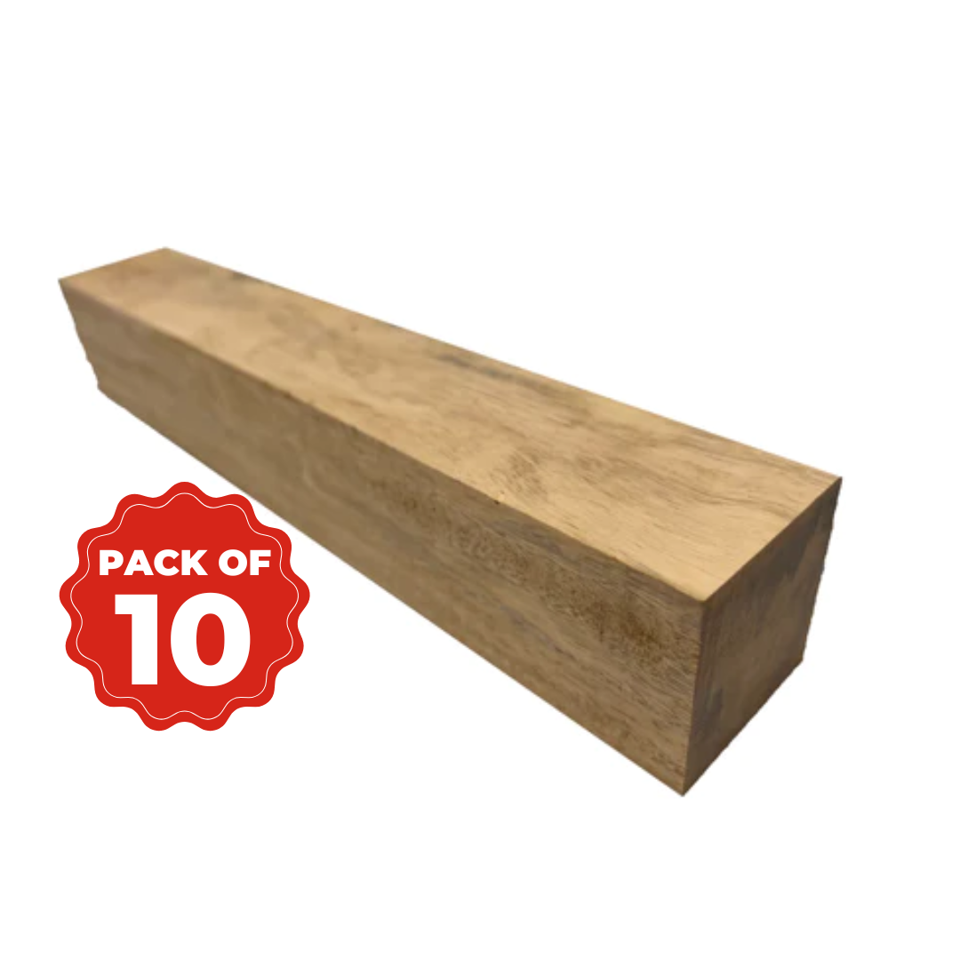 Pack of 10, Yellow Tamarind Wood Turning Blanks 18&quot; x 2&quot; x 2&quot; - Exotic Wood Zone - Buy online Across USA 