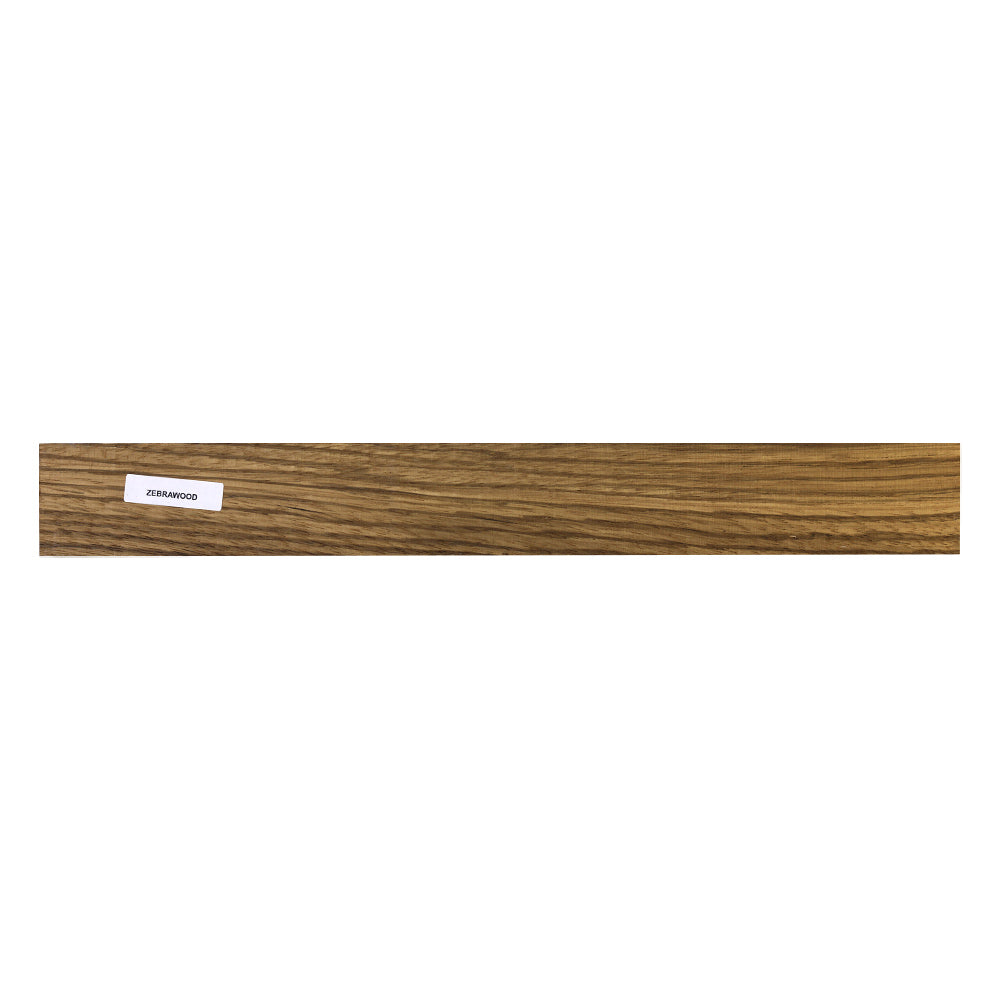 Zebrawood Lumber Board - 3/4&quot; x 4&quot; (2 Pieces) - Exotic Wood Zone 