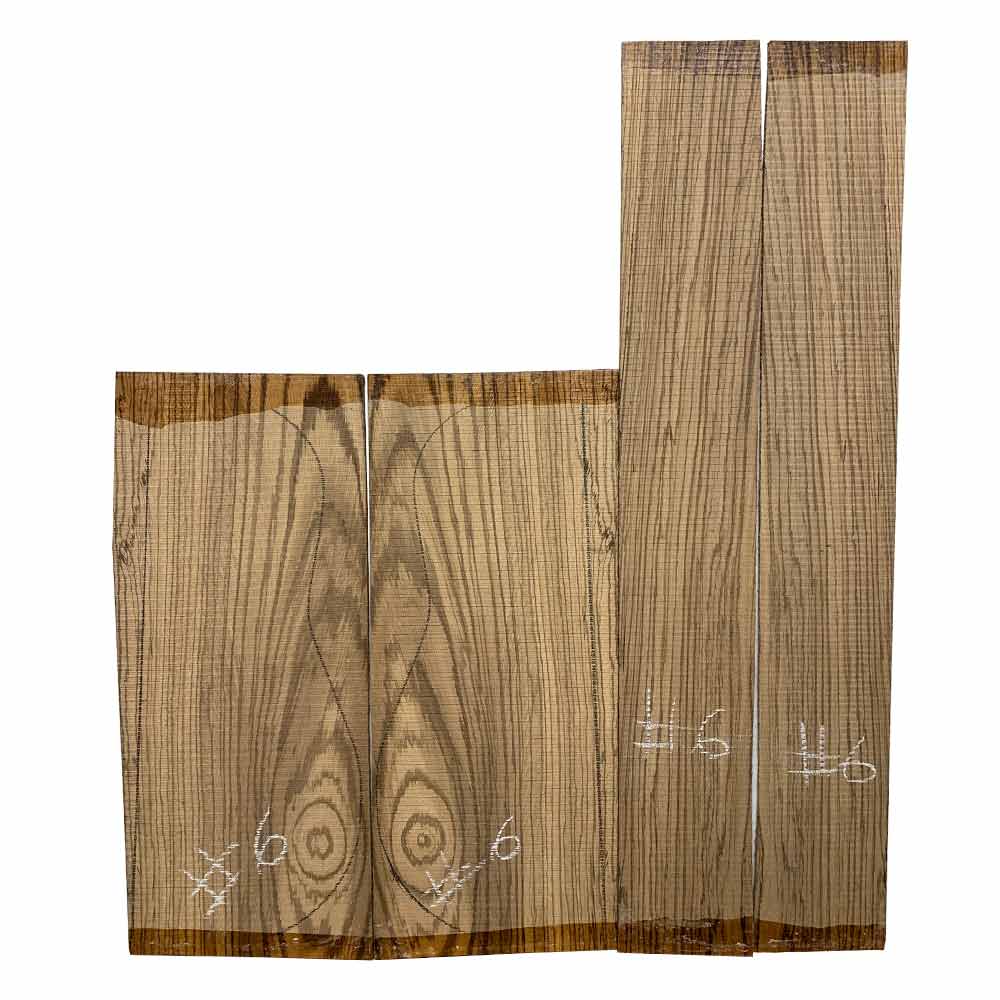 Zebrawood Classical Guitar Back &amp; Side Sets - Exotic Wood Zone - Buy online Across USA 