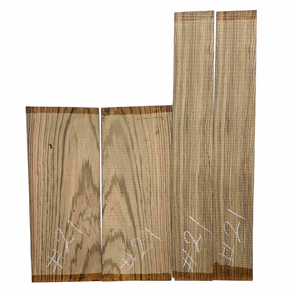Zebrawood Dreadnought Guitar Back &amp; Side Sets - Exotic Wood Zone - Buy online Across USA 