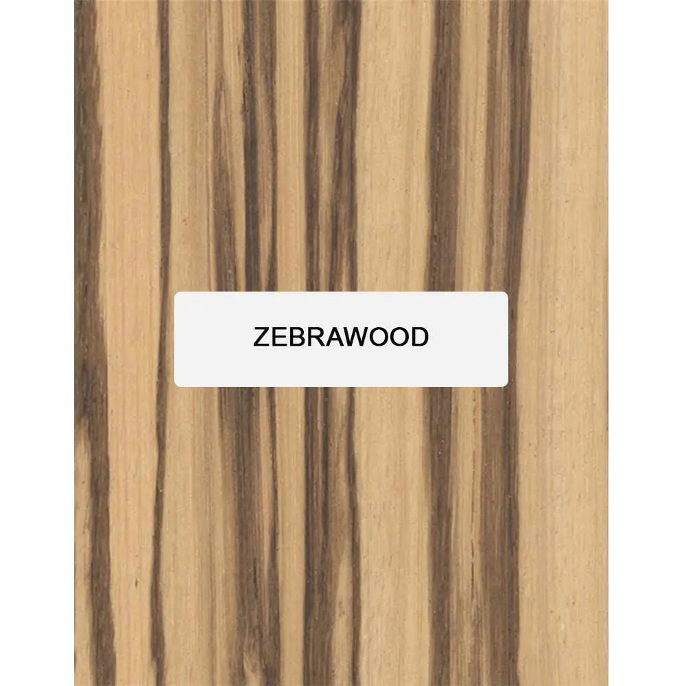 Zebrawood Inlay Wood Blanks 1/4” x 1-1/2“ x 9” - Exotic Wood Zone - Buy online Across USA 