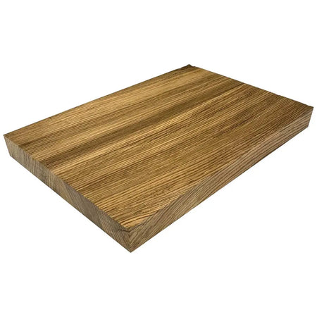 Premium Zebrawood Explorer Guitar Body Blanks- 2 Glued Piece, 28″x18″x 2″ - Exotic Wood Zone 