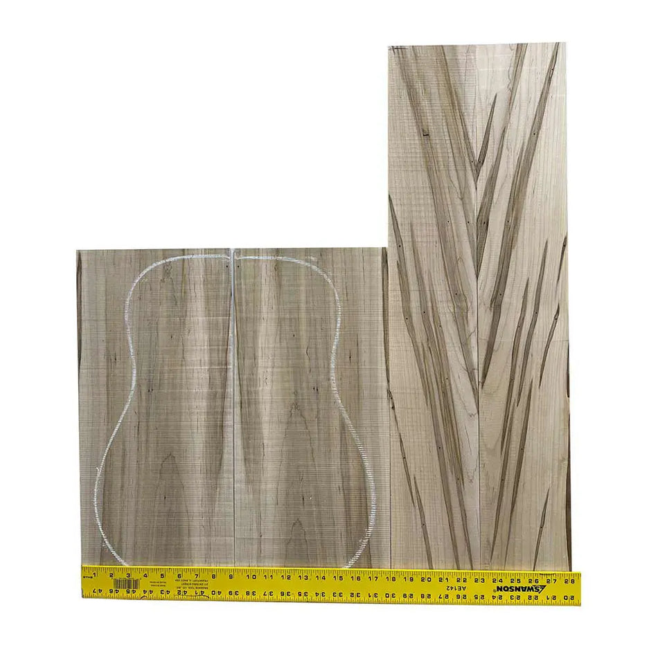 Ambrosia Maple Parlor Guitar Back & Side Sets - Exotic Wood Zone - Buy online Across USA 